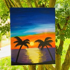 Beautiful Sunset Painting